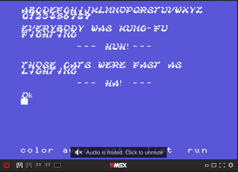 Show your custom font on the MSX screen
